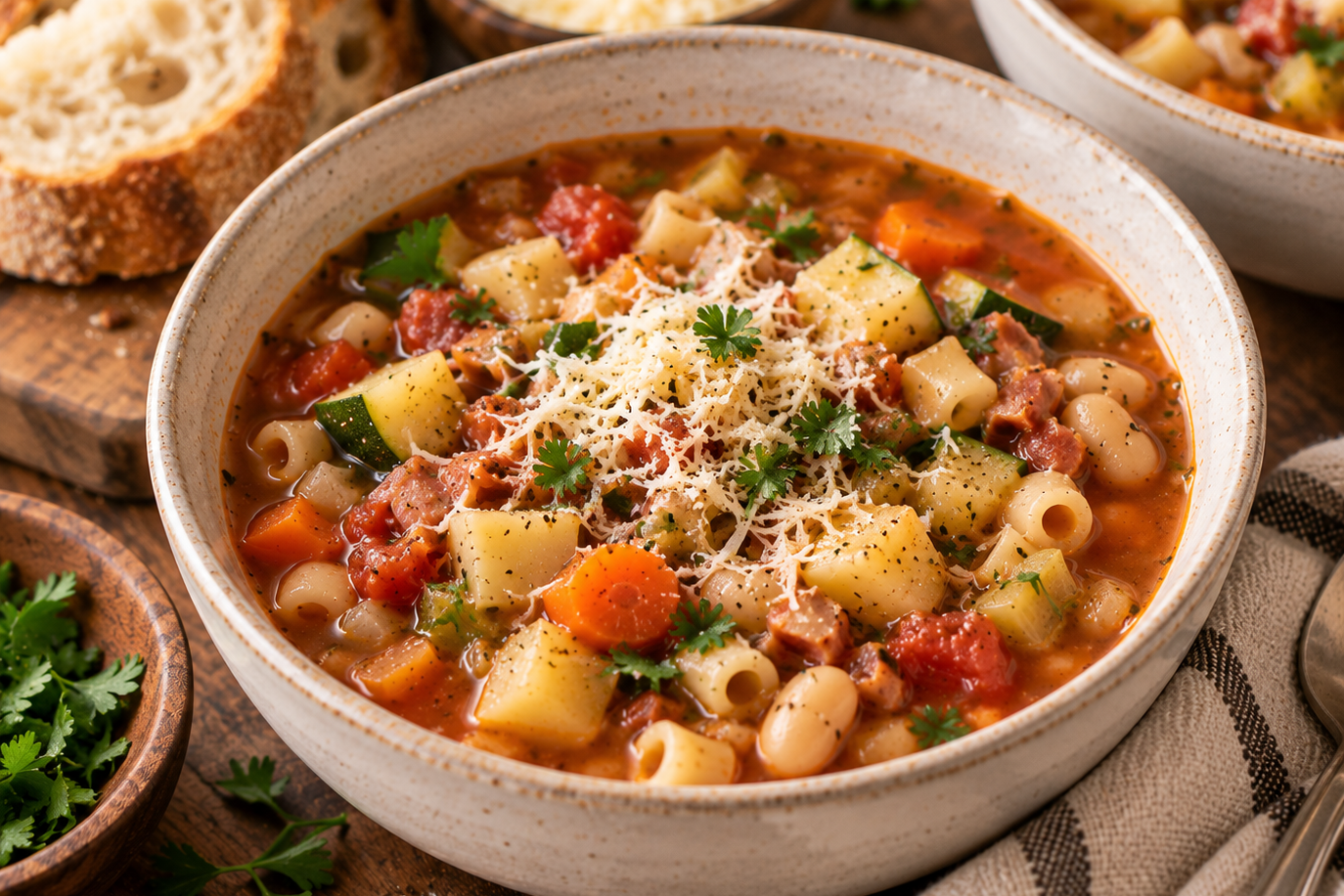Hearty Minestrone Soup
