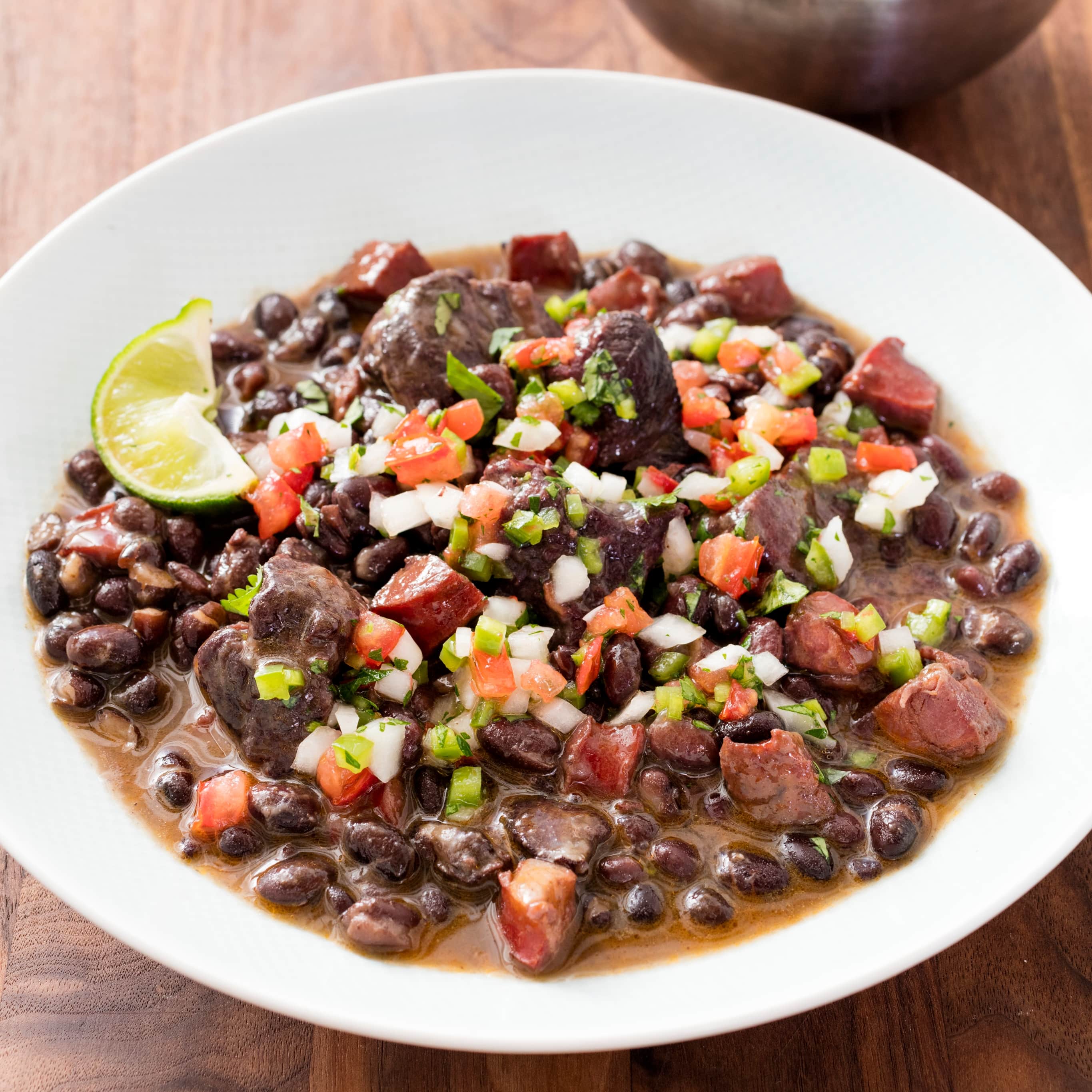Black Bean Pork Verde Stew